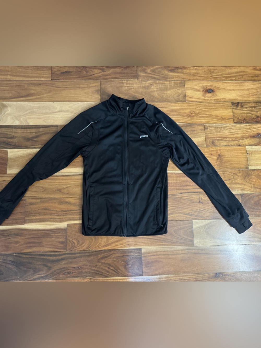 ASICS Men's Black Full-Zip Performance Jacket